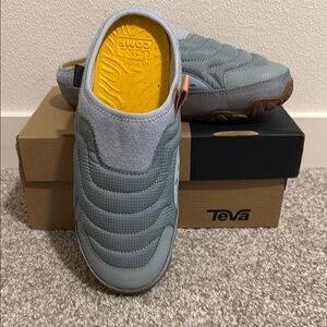 Teva All Gender Blue Grey Slip-On Loafers Reember Terrain W9/M7